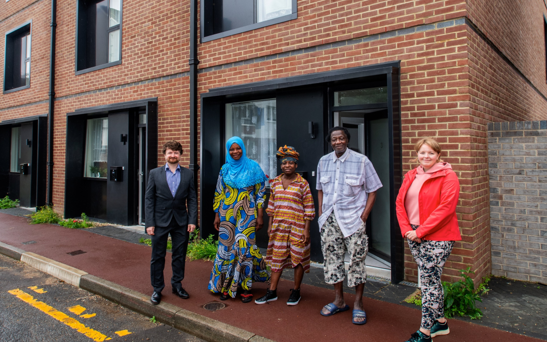 Families settle into new East Greenwich council homes.